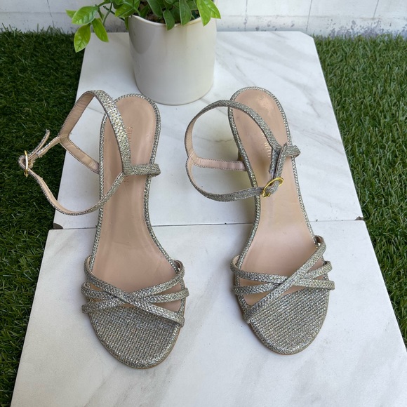 Stuart Weitzman Starla Metallic sandals size 5.5 - Picture 10 of 13